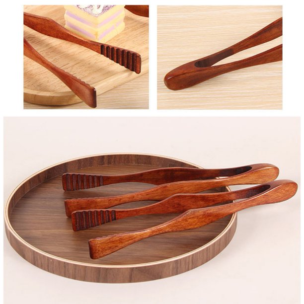 Wooden Cooking Tongs